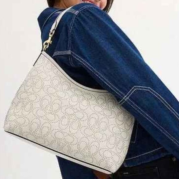 Coach Laurel Shoulder Bag with Signature Rive Style - Picture 5 of 6